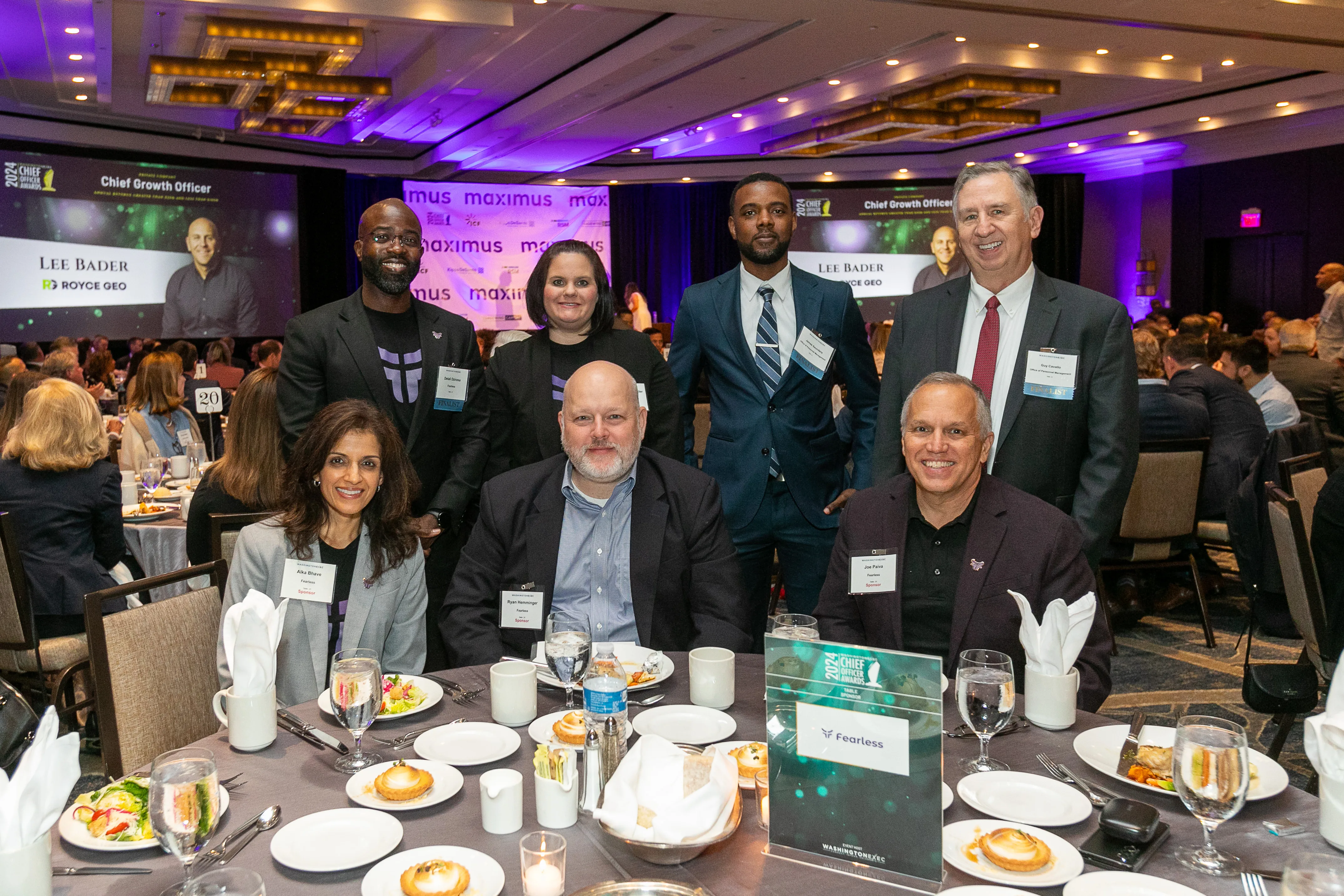 Fearless team at Washington Exec Chief Growth Officer Awards
