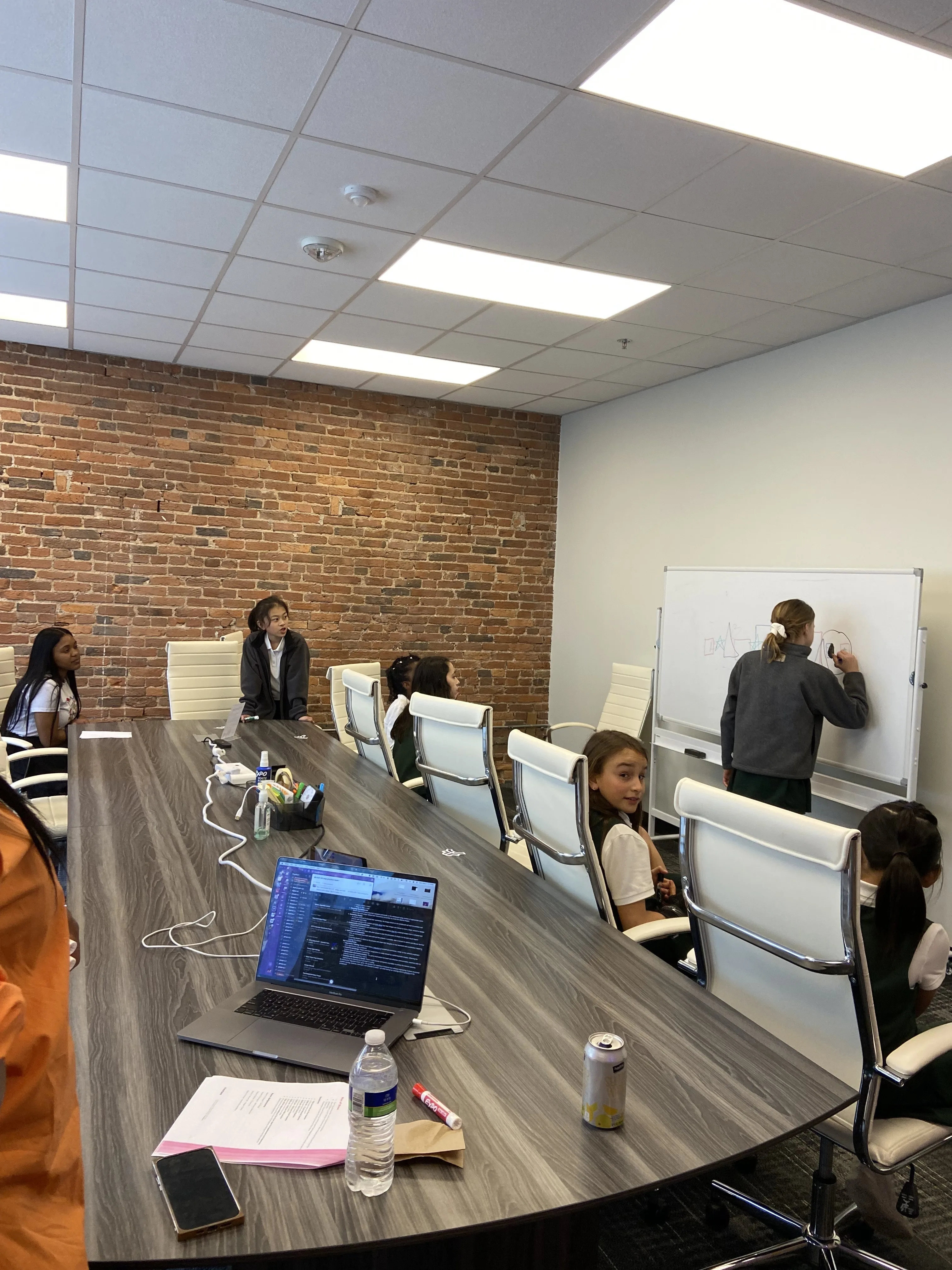 Bryn Mawr students on a STEM field trip to Fearless