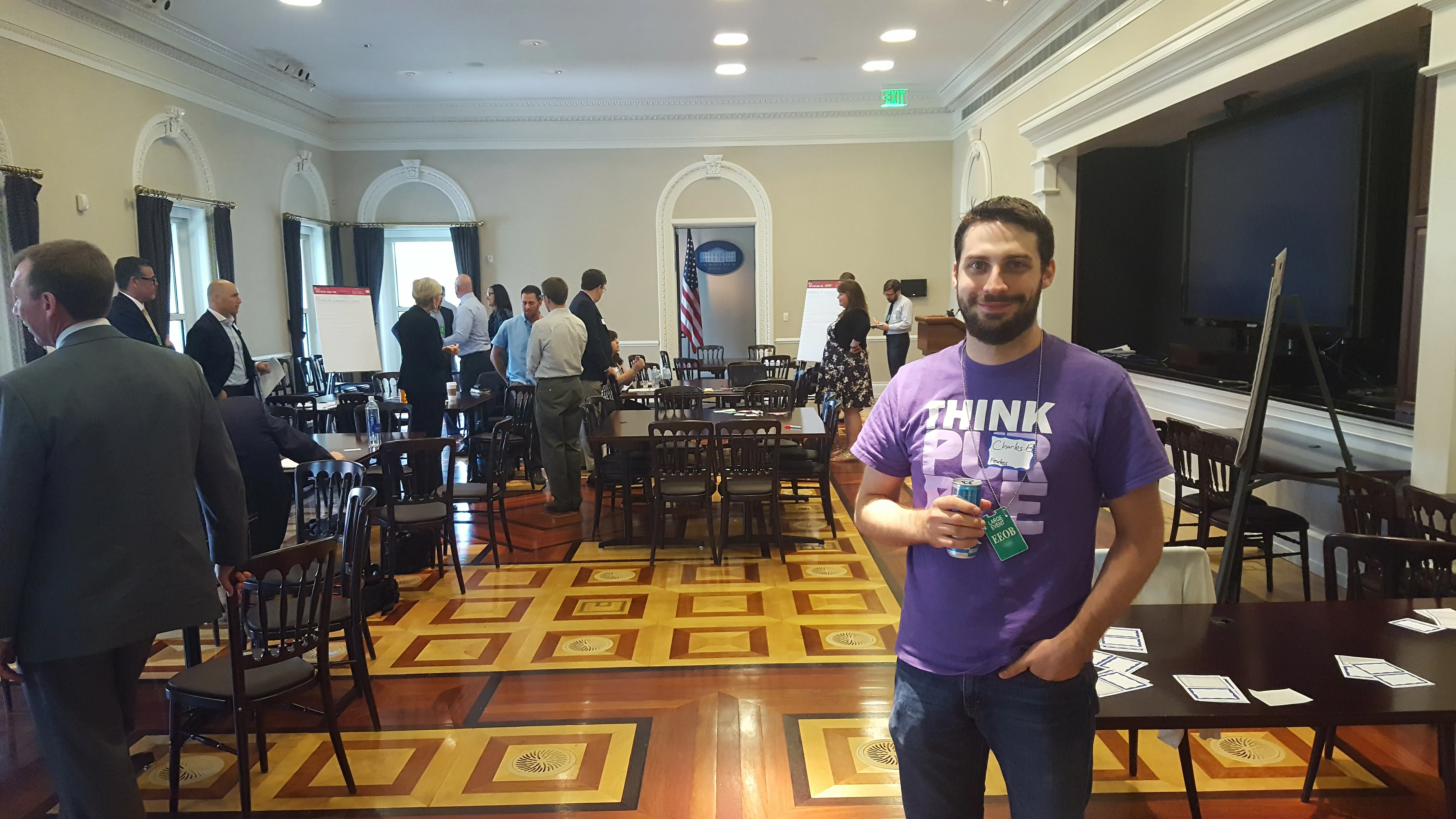Fearless at White House event